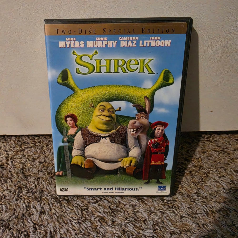 Shrek DVD Two-Disc Special Edition 2001 Mike Myers Eddie Murphy DreamWorks PG